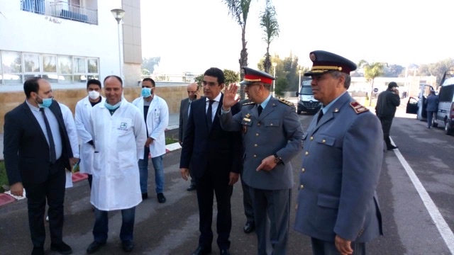 Photo de El Jadida – Covid19: Arrivée d’une délégation du personnel de la médecine militaire à l’hôpital MohammedV
